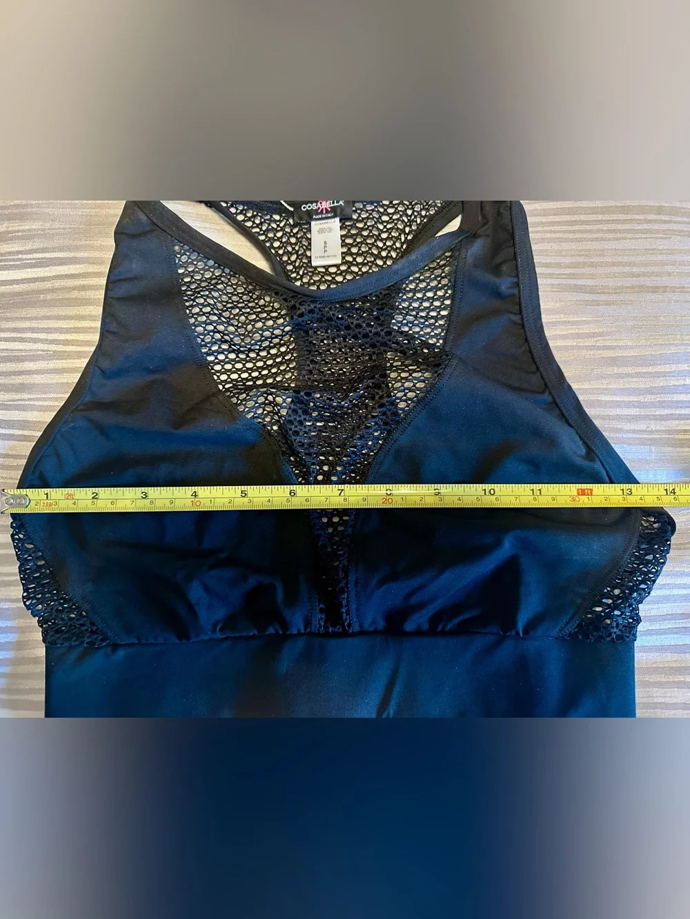 BNWT Cosabella Black Fishnet Mesh Bisou Bisou Move Bralette, Small, $74!